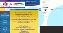 Desktop Screenshot of busybouncing.com